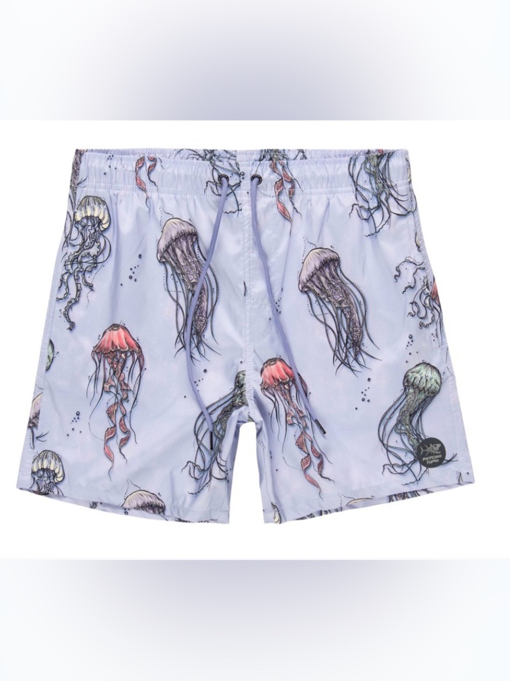 Psycho Tuna Jellyfish Swim Trunks Men’s XL Tropical Shorts